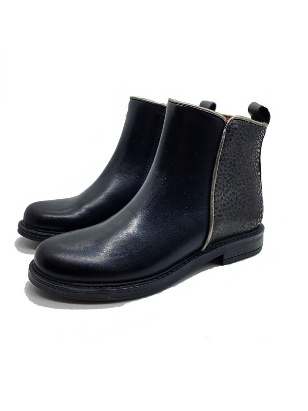 Bottine Fille Bellamy Loriane Bleu Nuit Doré | Chic & Confort | Marina & Paloma