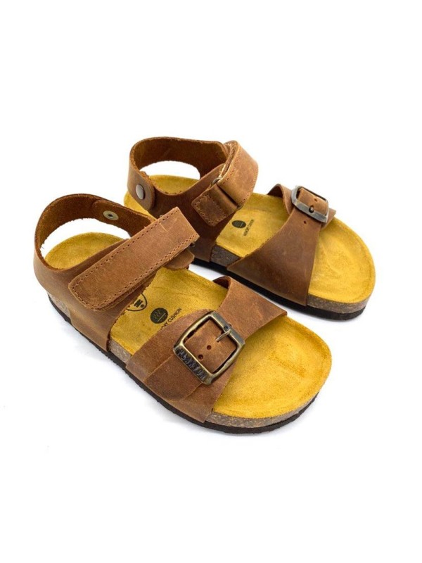 Nu-pied camel Parker Plakton Design naturel et intemporel | Marina & Paloma