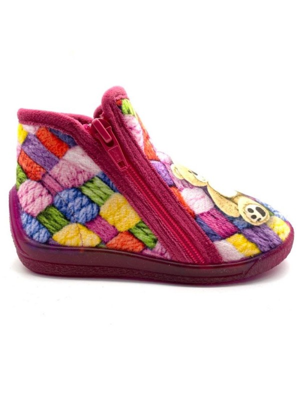 Chausson rose Malte Bellamy | Fantaisie colorée | Marina & Paloma