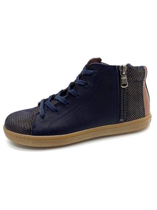 Bottillon à Lacet Bellmay Elec Bleu Marine | Style & Confort | Marina & Paloma