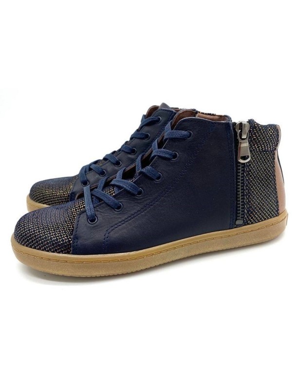 Bottillon à Lacet Bellmay Elec Bleu Marine | Style & Confort | Marina & Paloma