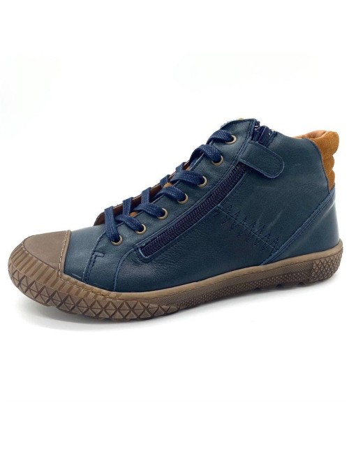 Bellamy FAYA Basket Montante Pétrole Garçon | Confort & Style | Marina & Paloma