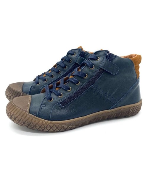 Bellamy FAYA Basket Montante Pétrole Garçon | Confort & Style | Marina & Paloma