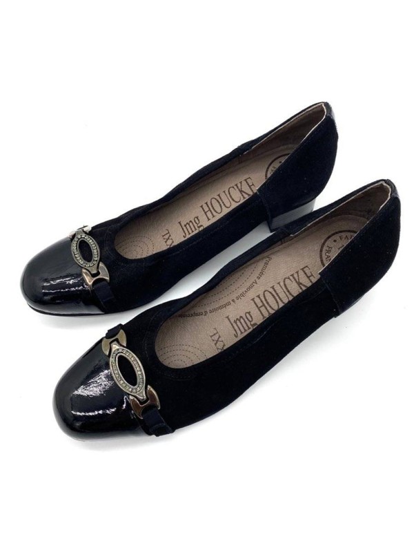 HOUCKE PLACIDE Ballerine noire femme fin de série -80% | Marina & Paloma