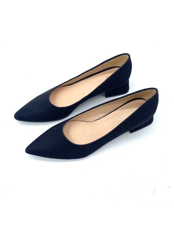 Escarpin noir à paillettes femme | Boutique Marina