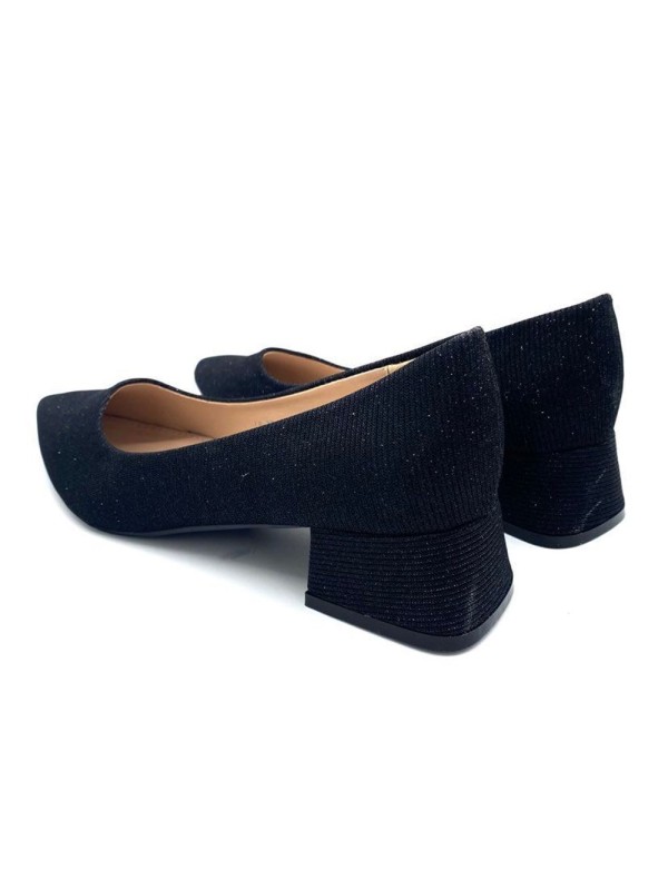 Escarpin noir à paillettes femme | Boutique Marina