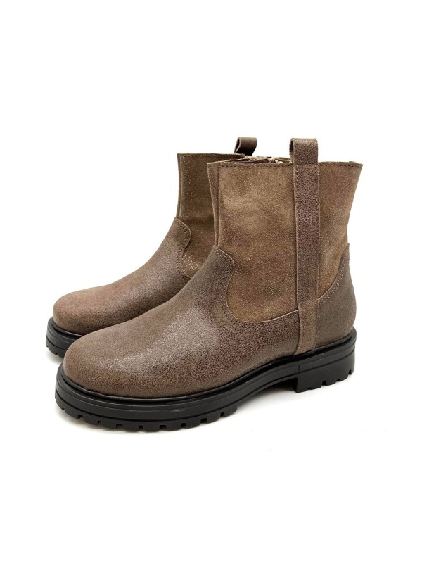Bottine Taupe Osaka Bellamy Fille | Boutique Marina