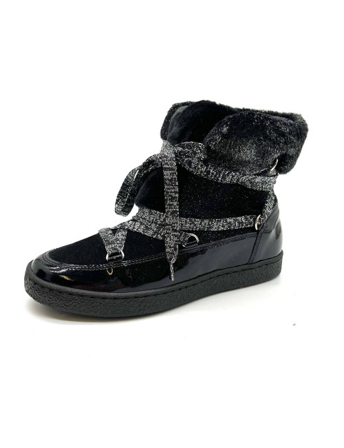 Bottine Fille Reqins Mistery Noir |Boutique Marina