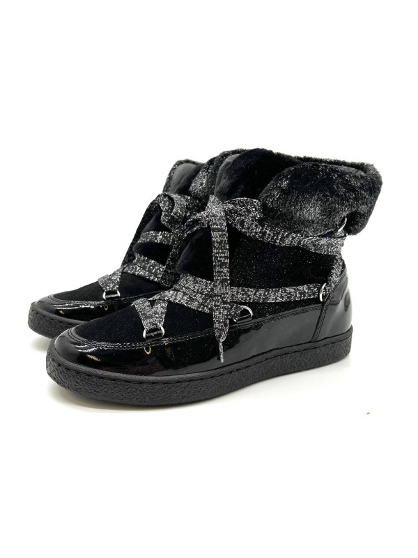 Bottine Fille Reqins Mistery Noir  |Boutique Marina