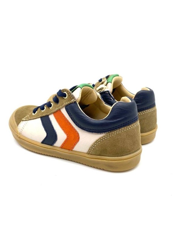 Basket Bellamy Damien Marron Enfant Garçon Design moderne et dynamique | Marina & Paloma
