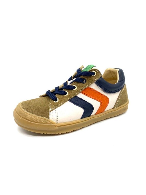 Basket Bellamy Damien Marron Enfant Garçon Design moderne et dynamique | Marina & Paloma
