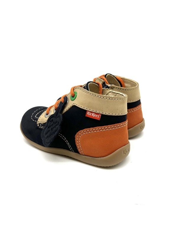 Bottillon Bonzip-2 Kickers  Bleu | Boutique Marina