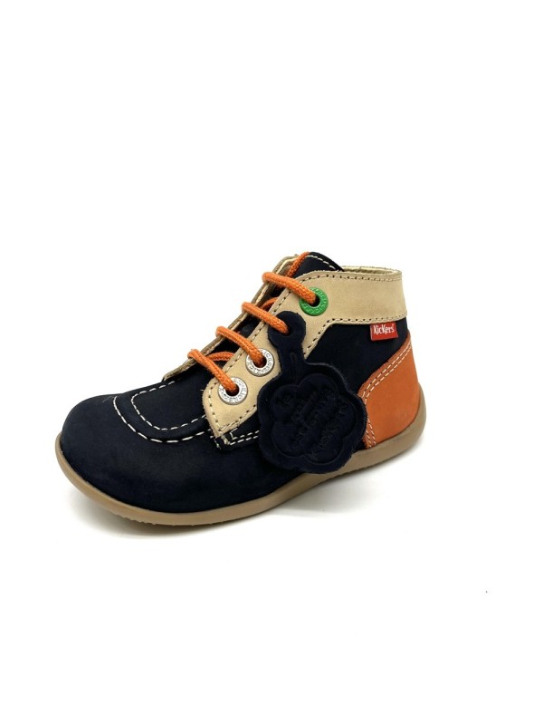Bottillon Bonzip-2 Kickers  Bleu | Boutique Marina