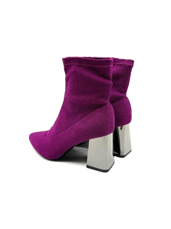 Bottine Talon Stretch Pailleté |Boutique Marina