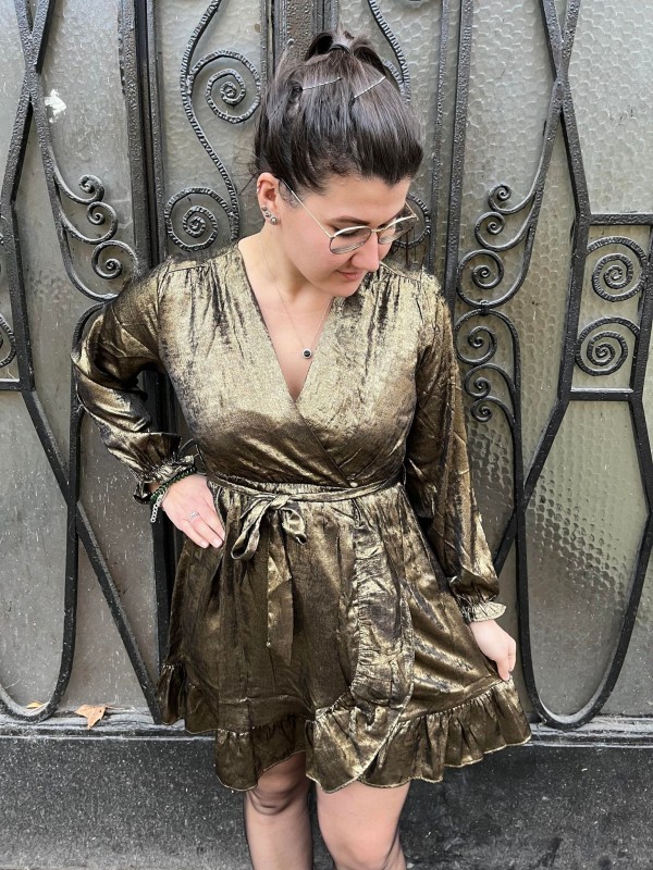 Robe Fête Or | Boutique Marina