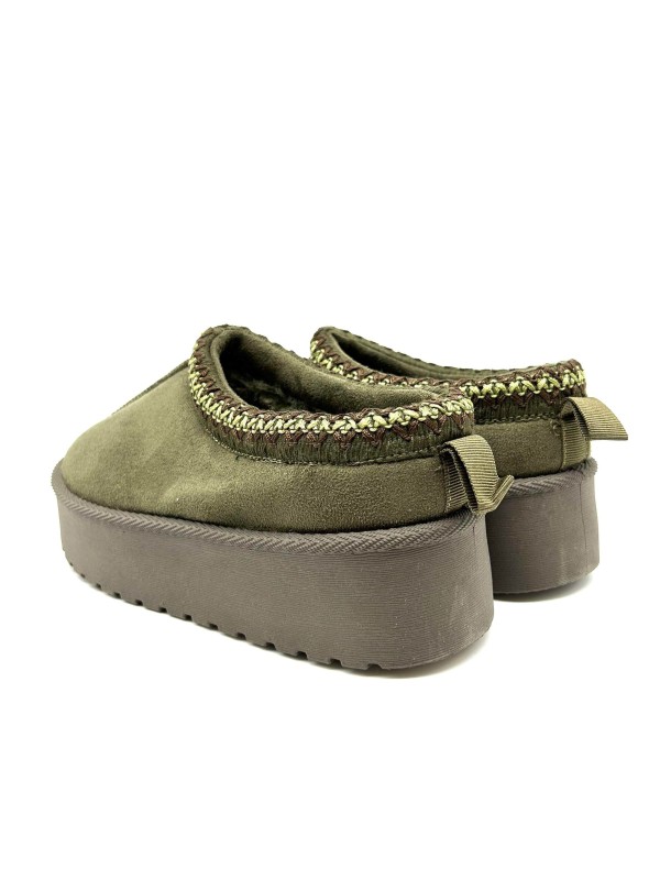 Boots Fourrée Vert Femme |Boutique Marina