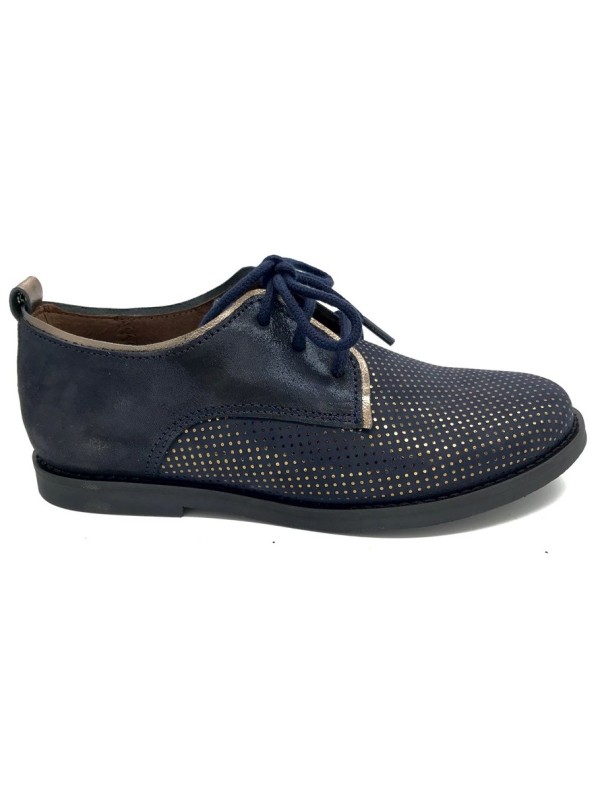 Derby en cuir marine Bellamy nina