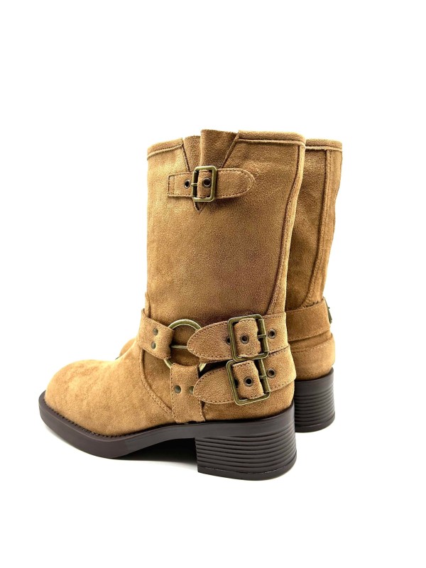 Boots Eté Noir et Marron Femme |Boutique Marina