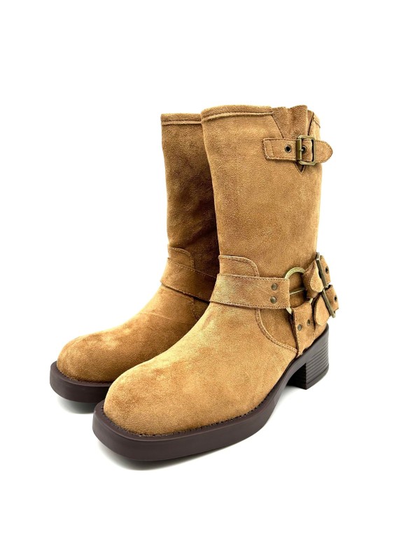 Boots Eté Noir et Marron Femme |Boutique Marina