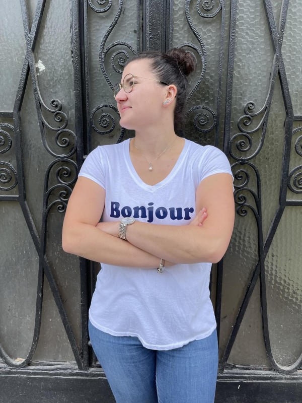 Tee-Shirt Bonjour Paris |Boutique Marina