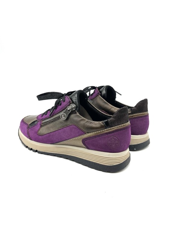 Basket Mode Rieker 49002-30 Violette – Fin de Série | Marina & Paloma
