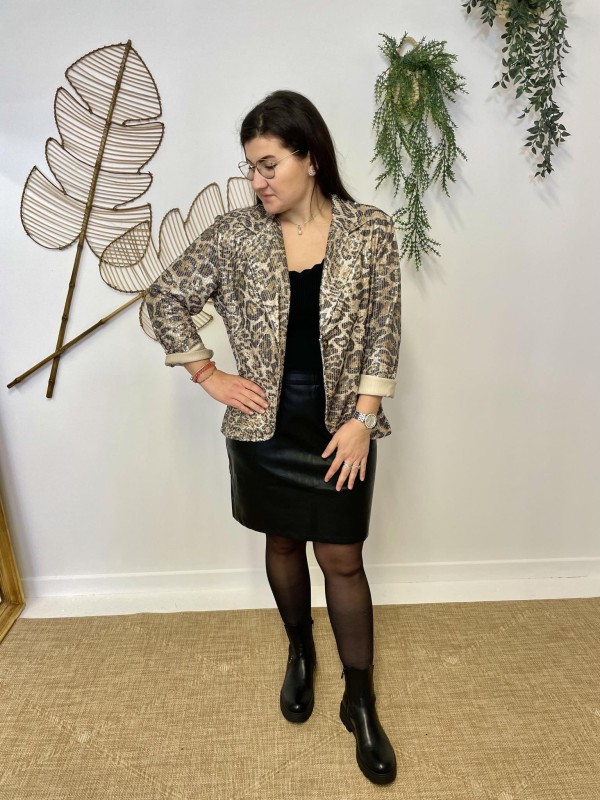 Jupe Simili Ac belle | Boutique Marina