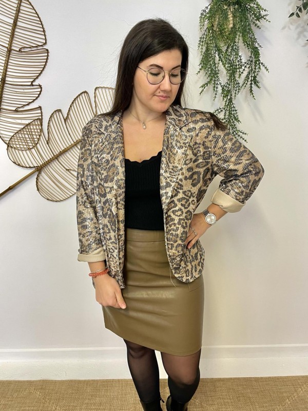 Jupe Simili Ac belle | Boutique Marina