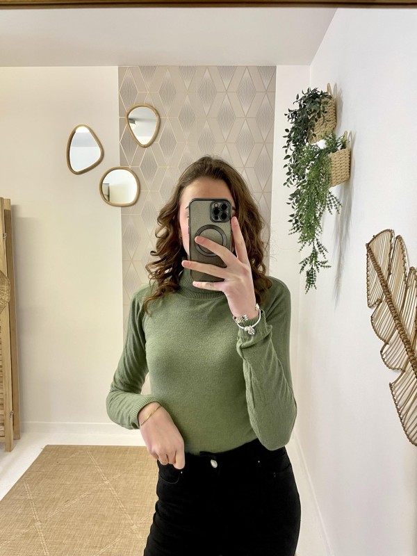 Pull Basic Col Roulé | Boutique Marina