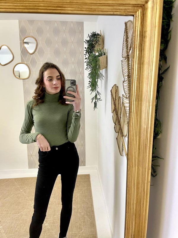 Pull Basic Col Roulé | Boutique Marina