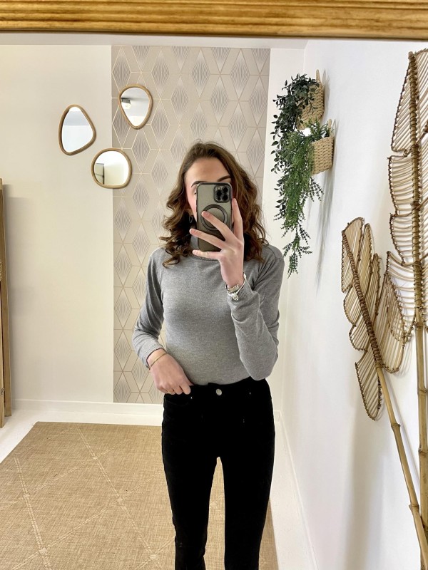 Pull Basic Col Roulé | Boutique Marina