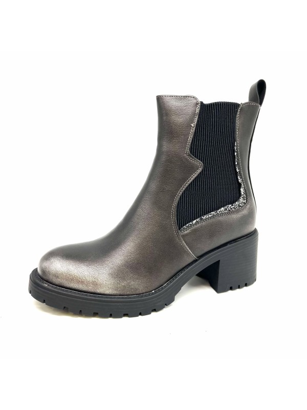 Boots Talon Gris | Boutique Marina
