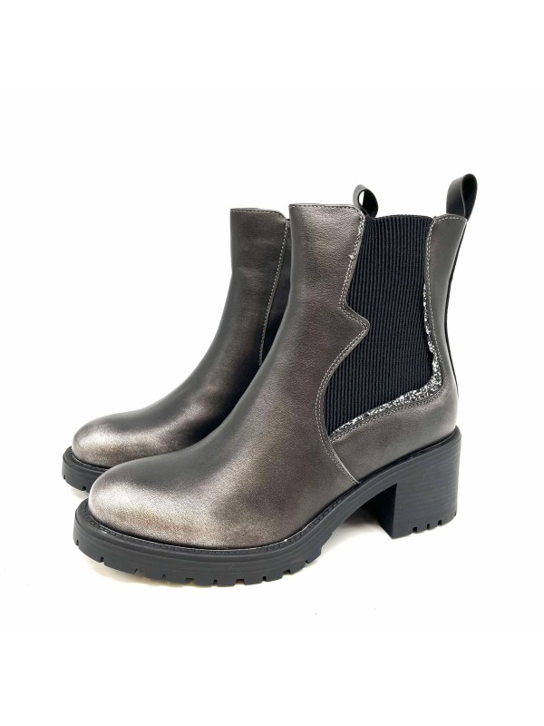 Boots Talon Gris | Boutique Marina