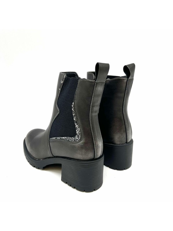 Boots Talon Gris | Boutique Marina