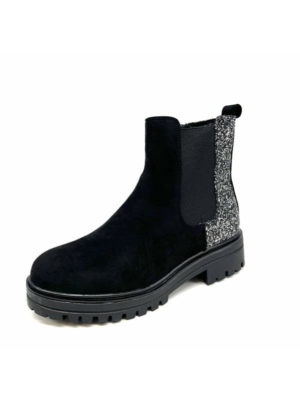 Bottine Nubuc Strass | Boutique Marina