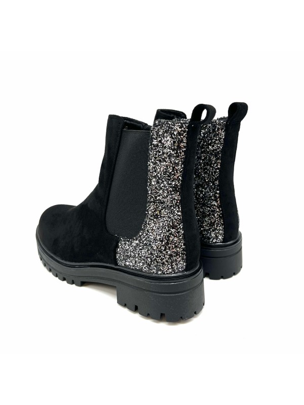 Bottine Nubuc Strass | Boutique Marina
