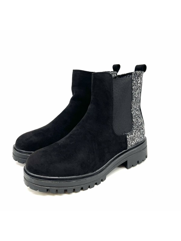 Bottine Nubuc  Strass | Boutique Marina