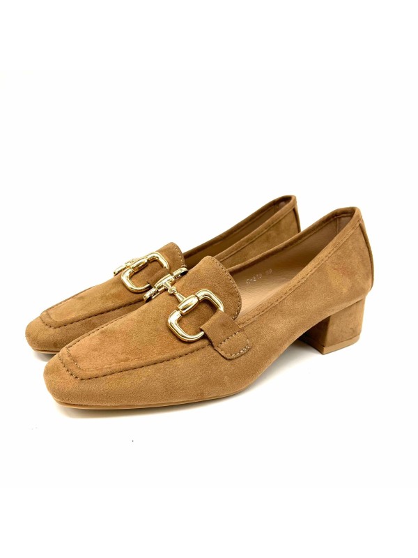 Mocassin Talon Nubuc | Boutique Marina