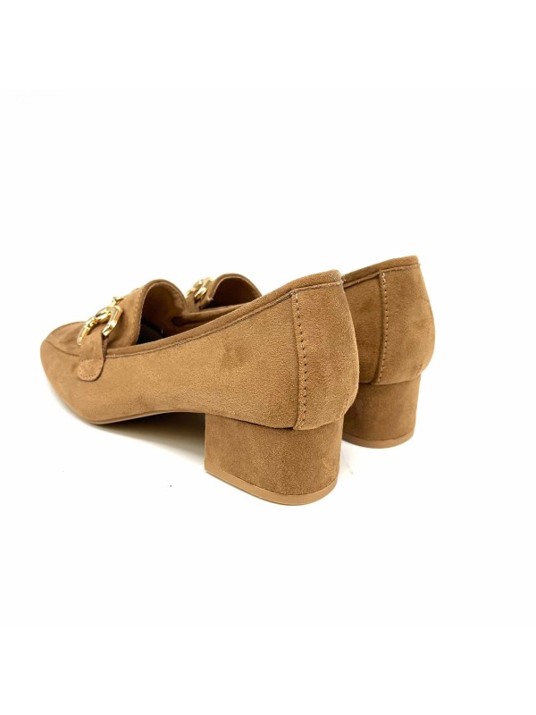 Mocassin Talon Nubuc | Boutique Marina