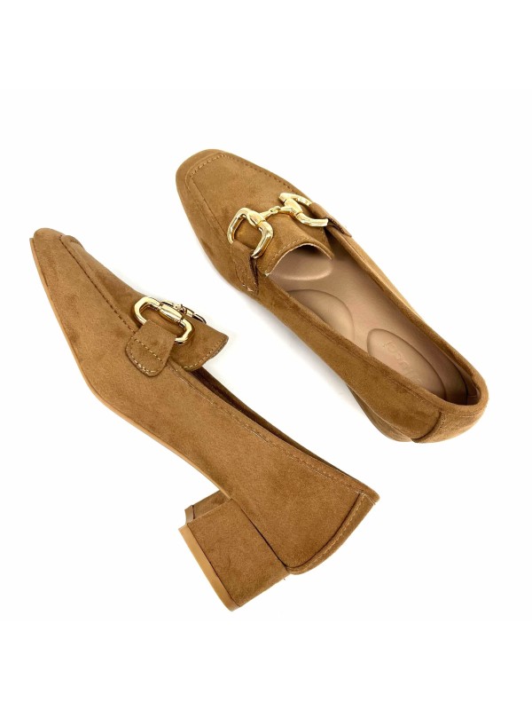 Mocassin Talon Nubuc | Boutique Marina