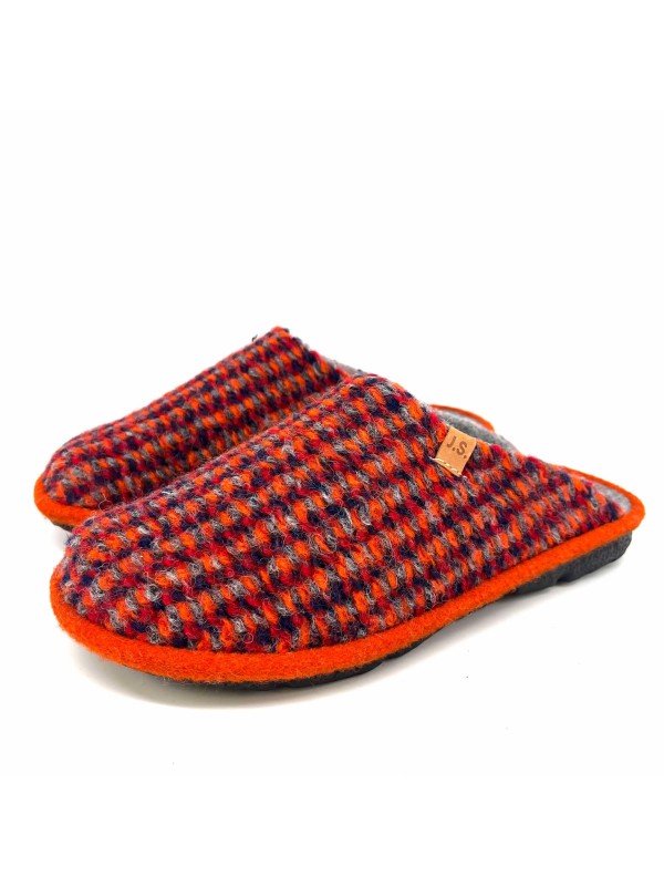 Chausson Seibel Lille 09 Laine Multicolore Confort | Marina & Paloma