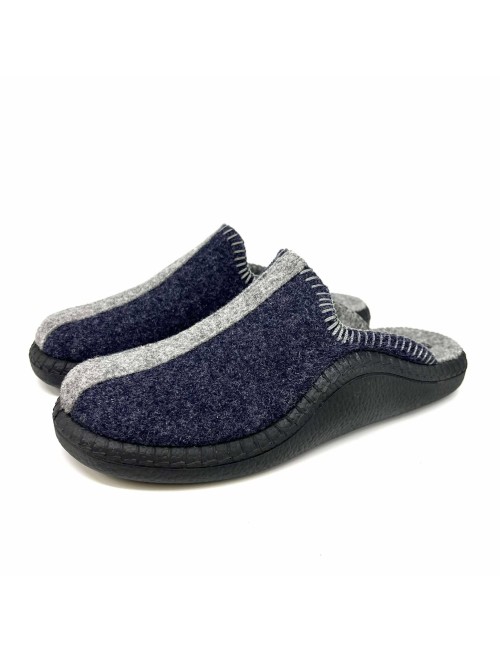 Chausson Femme Seibel Monaco 62 Laine Bleu Marine | Marina & Paloma