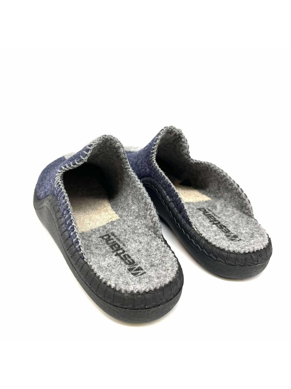Chausson Femme Seibel Monaco 62 Laine Bleu Marine | Marina & Paloma