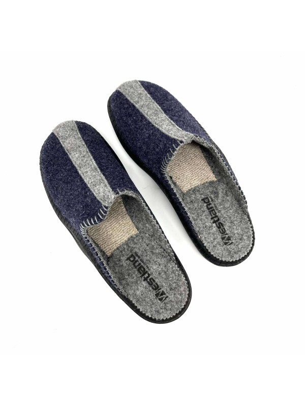 Chausson Femme Seibel Monaco 62 Laine Bleu Marine | Marina & Paloma