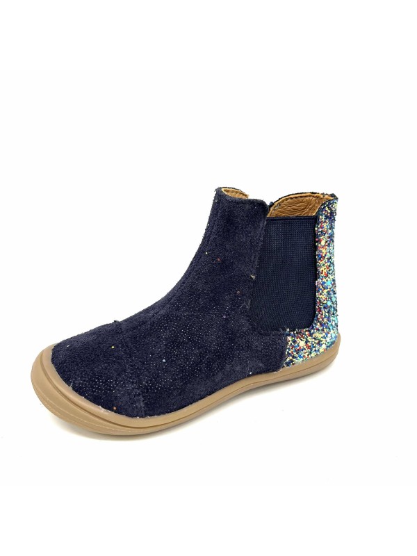 Bottine Bellamy Celimene Fille Bleu Marine | Festive & Confort | Marina & Paloma