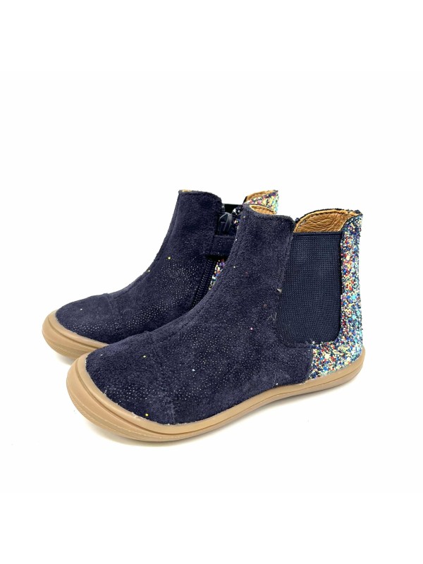 Bottine Bellamy Celimene Fille Bleu Marine | Festive & Confort | Marina & Paloma
