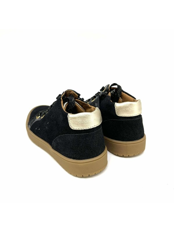 Chaussure Fille Bellamy Julie Noire Fleurie | Confort & Style | Marina & Paloma