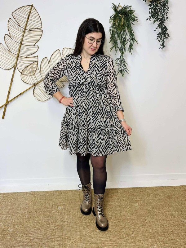 Robe Chemise Lilie Rose | Boutique Marina