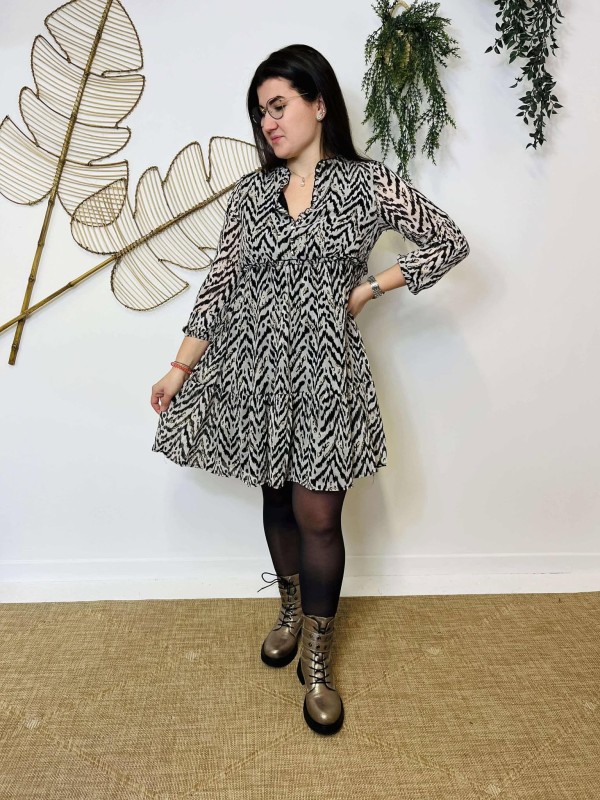 Robe Chemise Lilie Rose | Boutique Marina