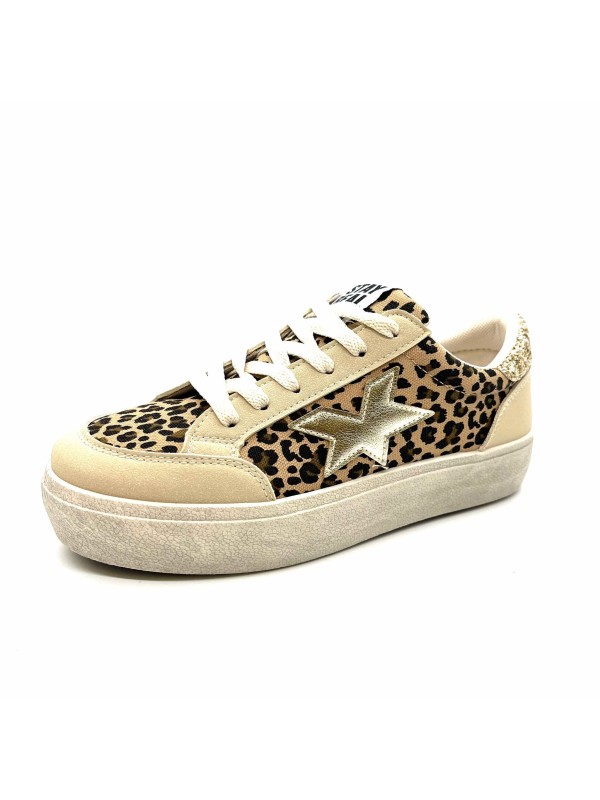 Basket Erynn Strass & Léopard | Boutique Marina