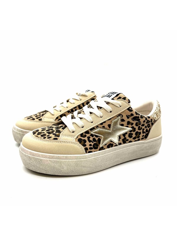 Basket Erynn Strass & Léopard | Boutique Marina